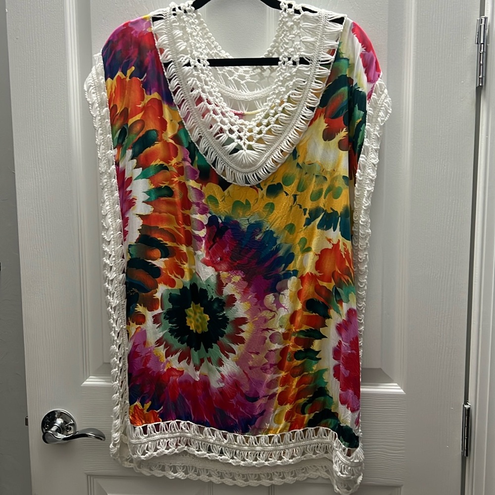 Boho beach coverup